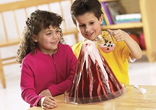 Learning Resources Puzzle Erupting Cross-Section Volcano Model - Image 12