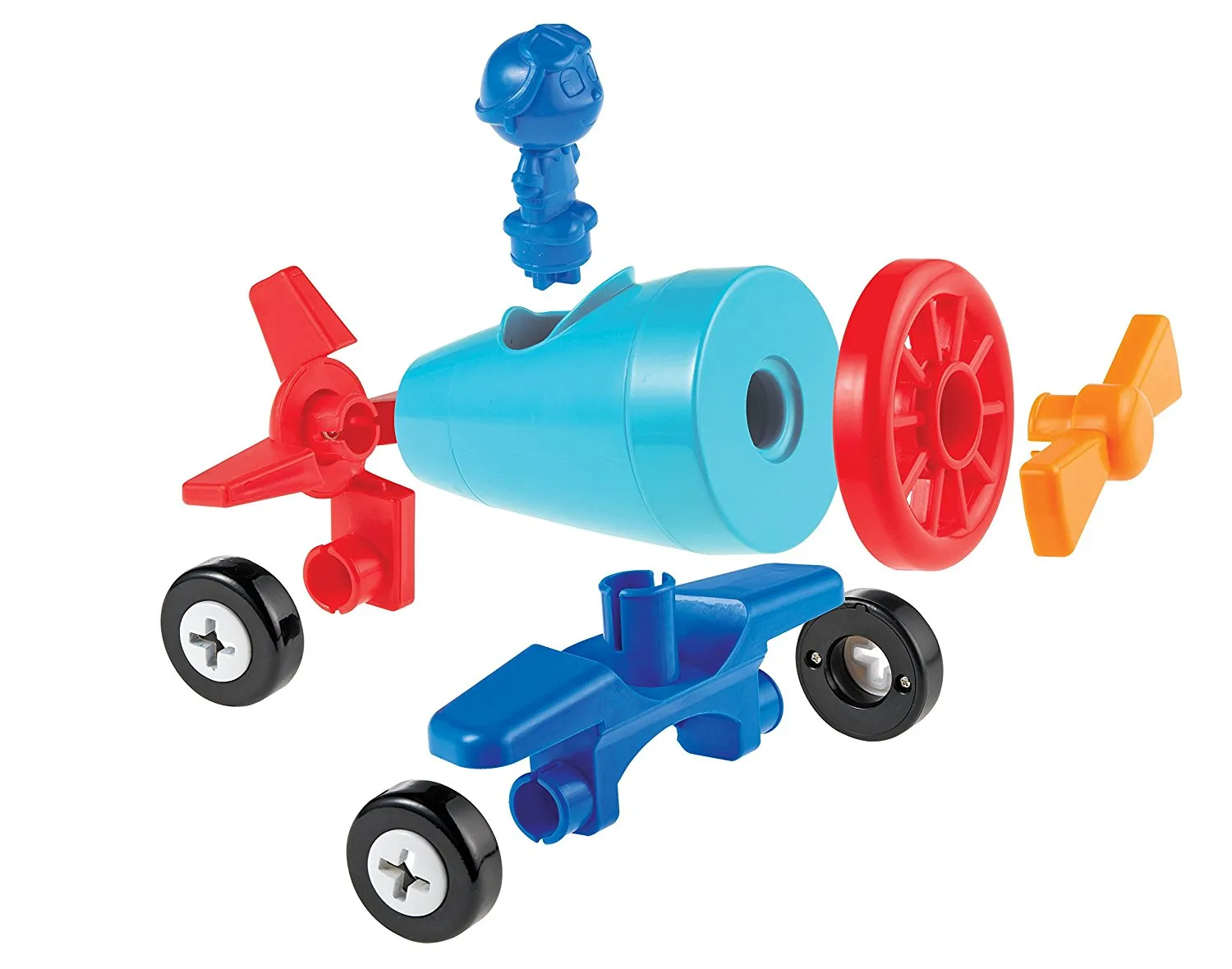 Learning Resources Puzzle 1-2-3 Build It!™ Car-Plane-Boat - Image 22