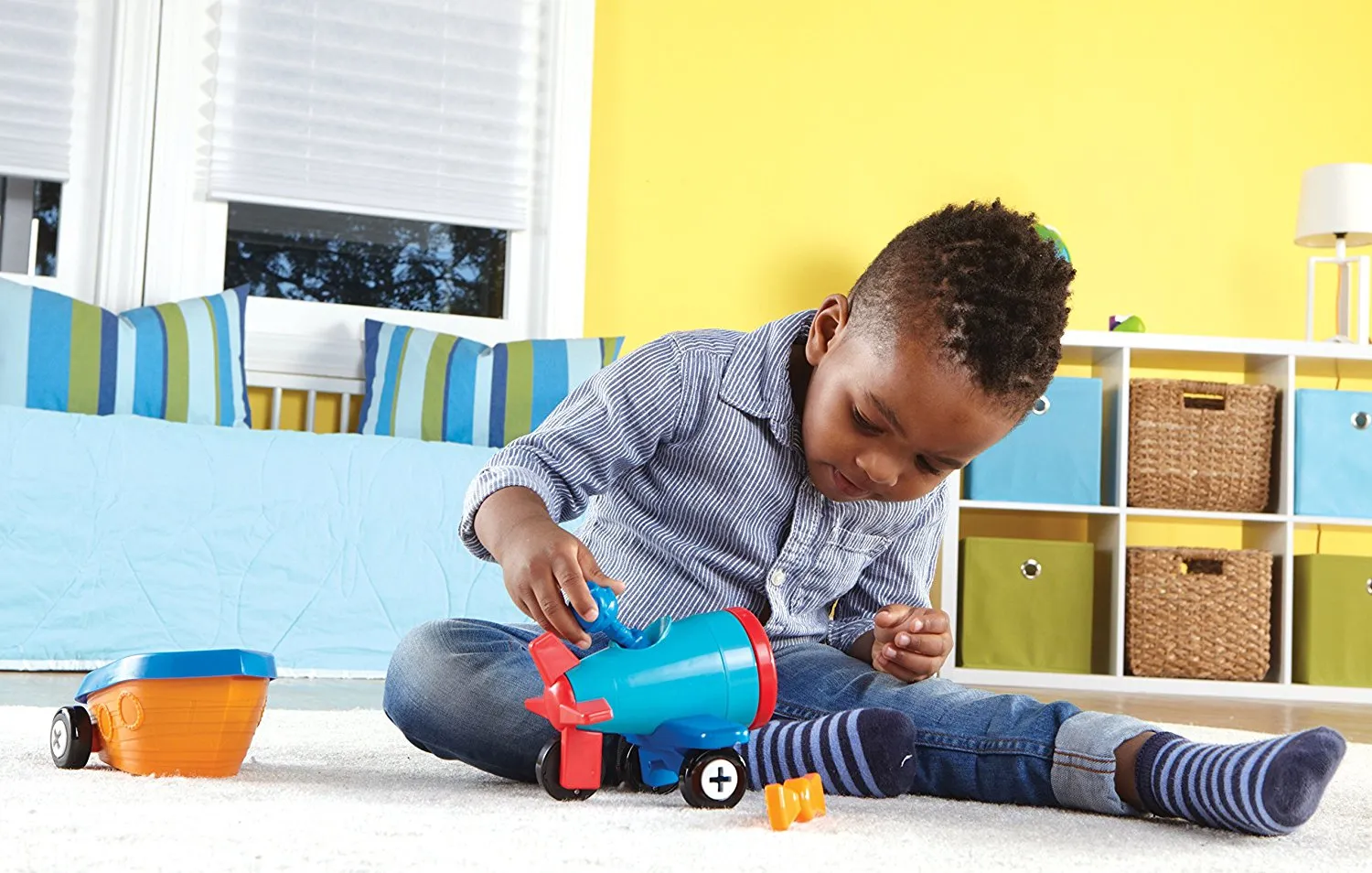 Learning Resources Puzzle 1-2-3 Build It!™ Car-Plane-Boat - Image 20