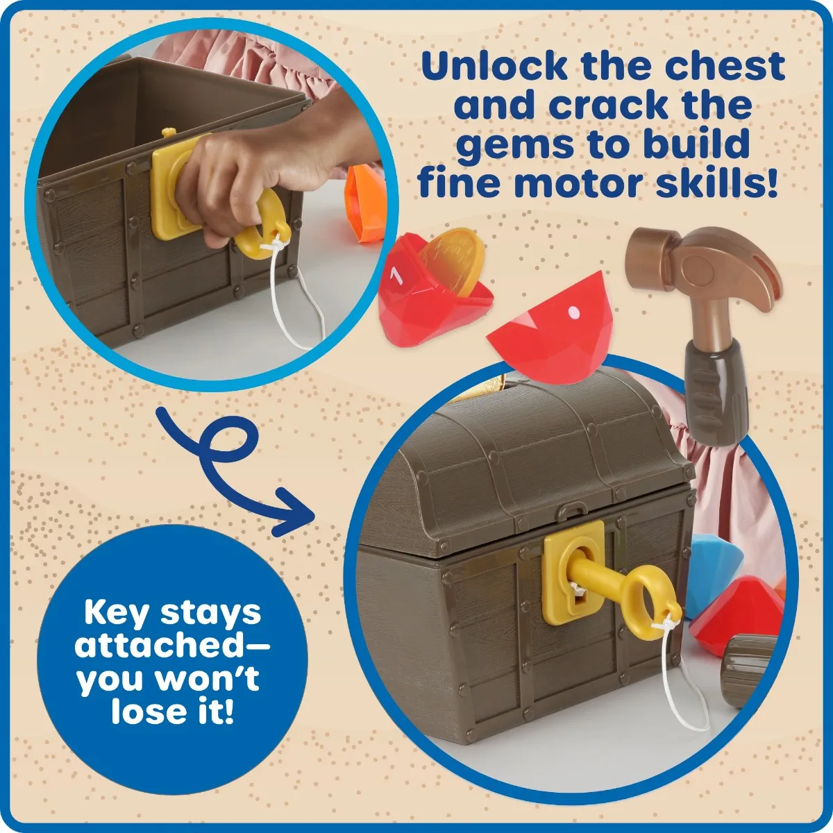 Learning Resources Puzzle Gem Surprise Treasure Chest - Image 4