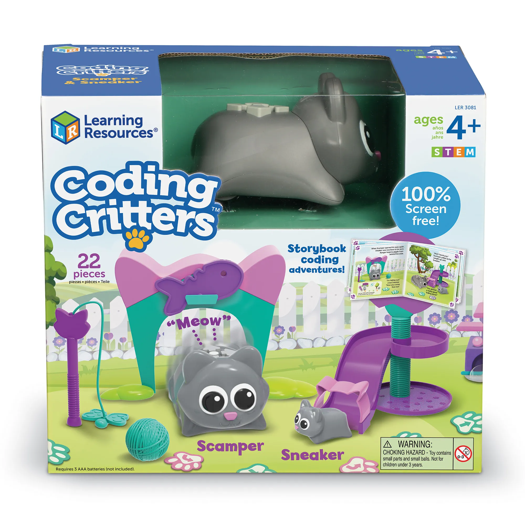 Learning Resources Puzzle Coding Critters® Scamper & Sneaker - Image 14