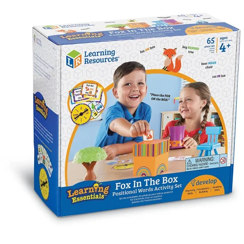 Alternative view of Learning Resources Puzzle Fox in the Box Positional Words Activity Set
