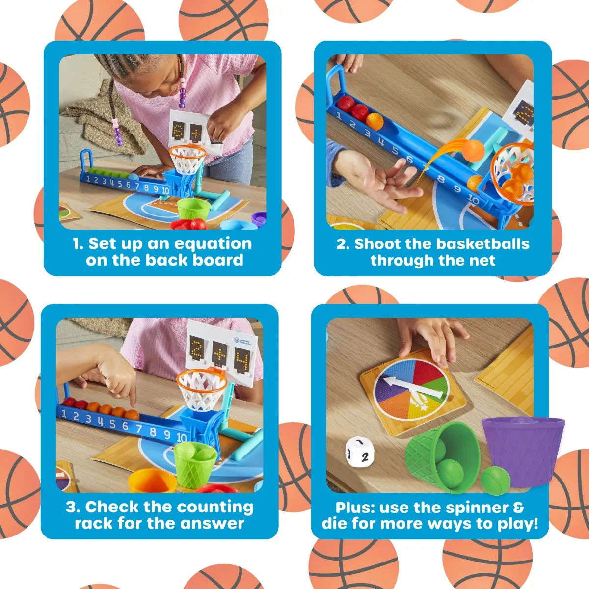 Learning Resources Puzzle Slam Dunk Sums™ - Image 5