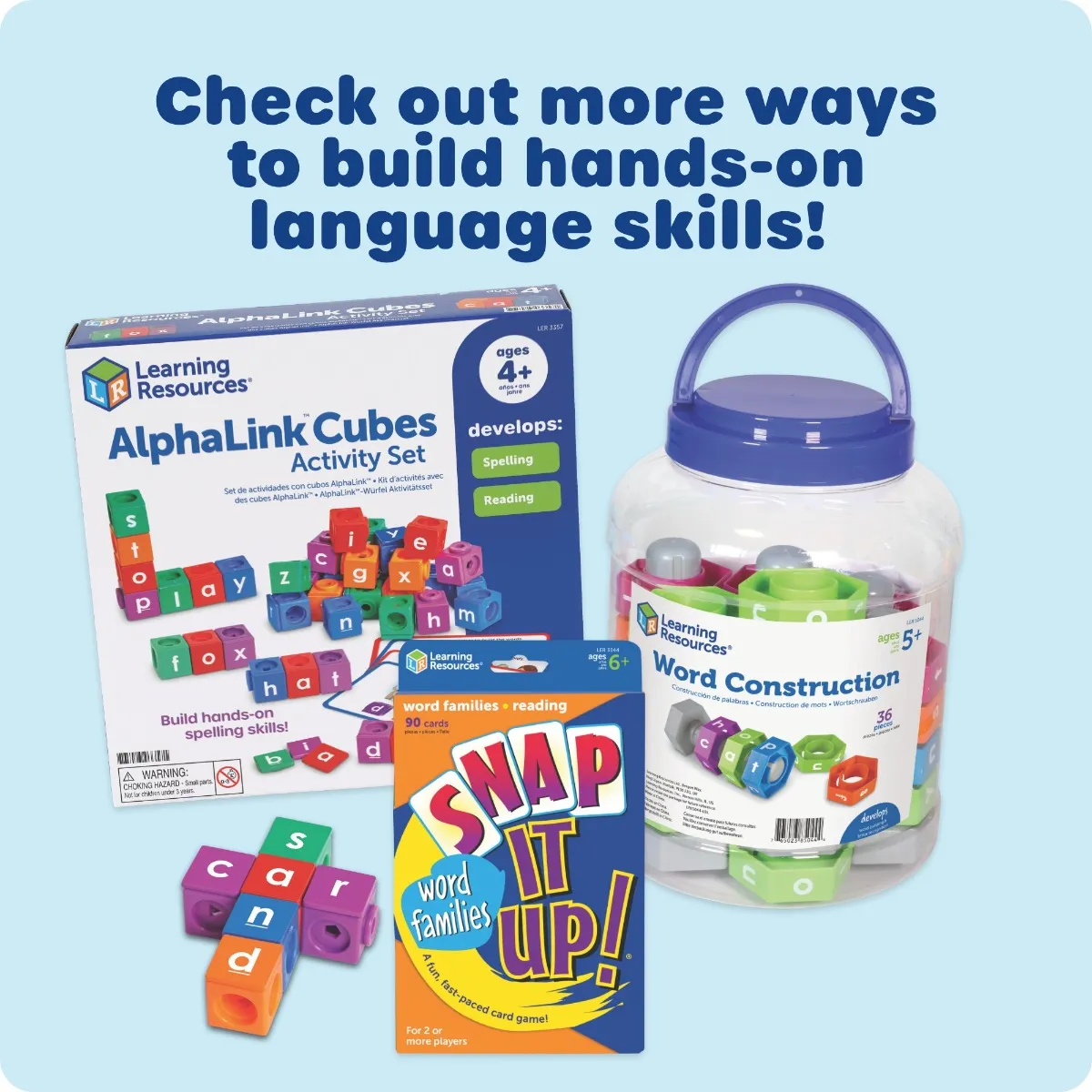 AlphaLink Cubes Activity Set - Image 2