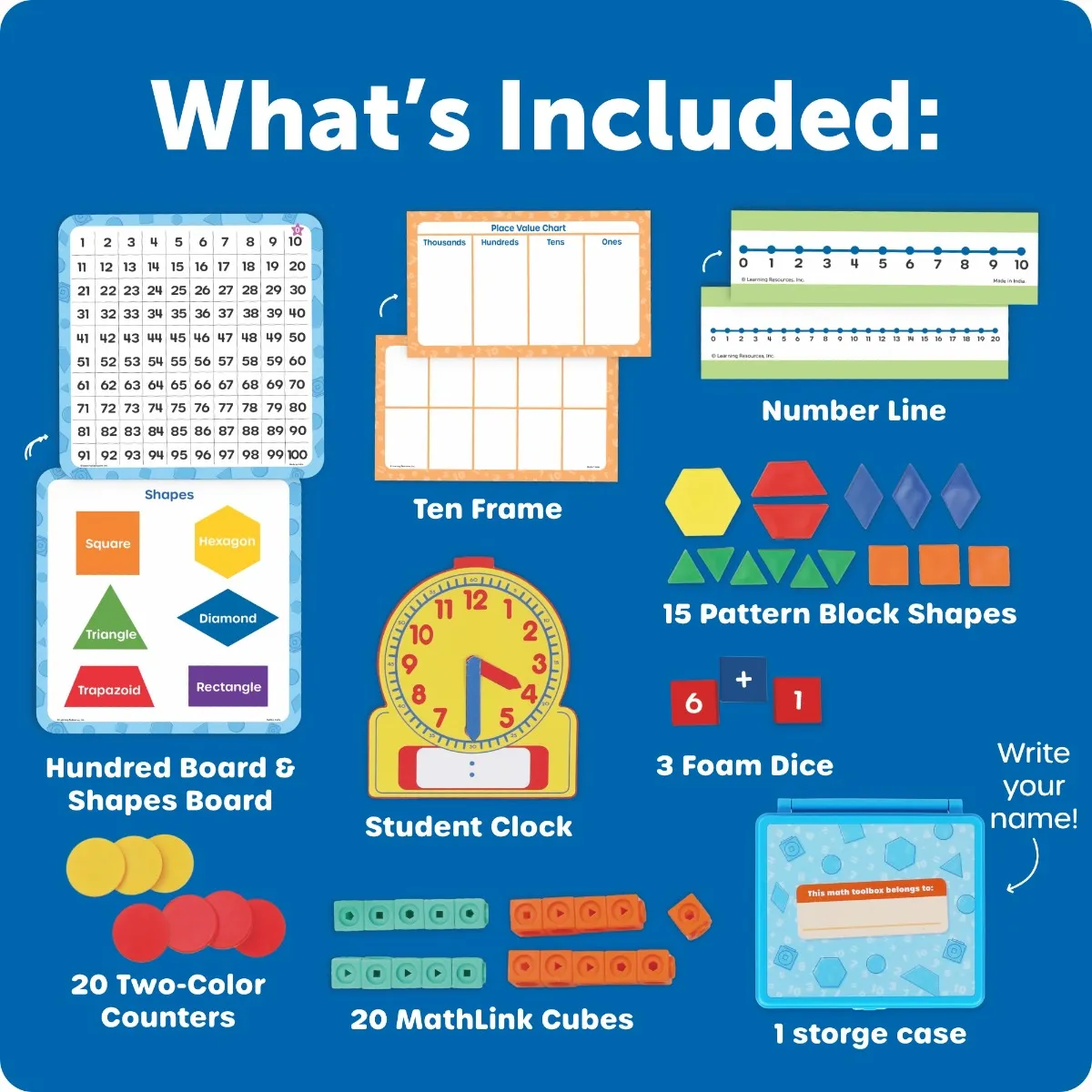 Learning Resources Puzzle Essential Math Toolbox - Image 7