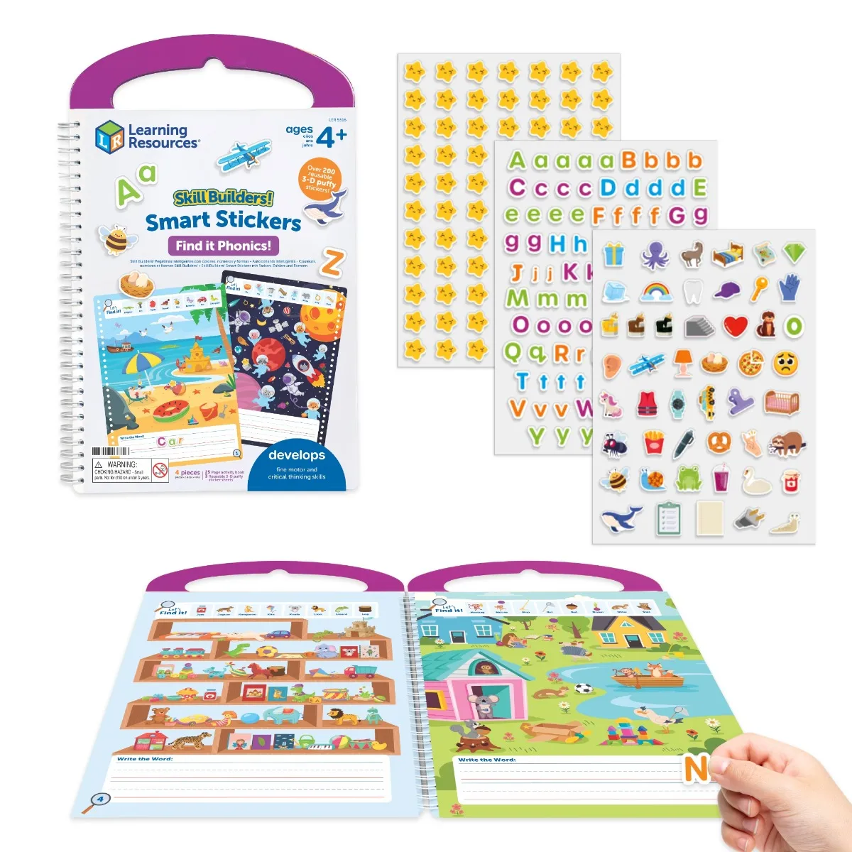 Skill Builders! Smart Stickers - Find It Phonics