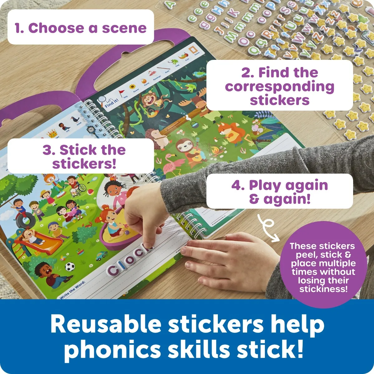 Skill Builders! Smart Stickers - Find It Phonics - Image 3