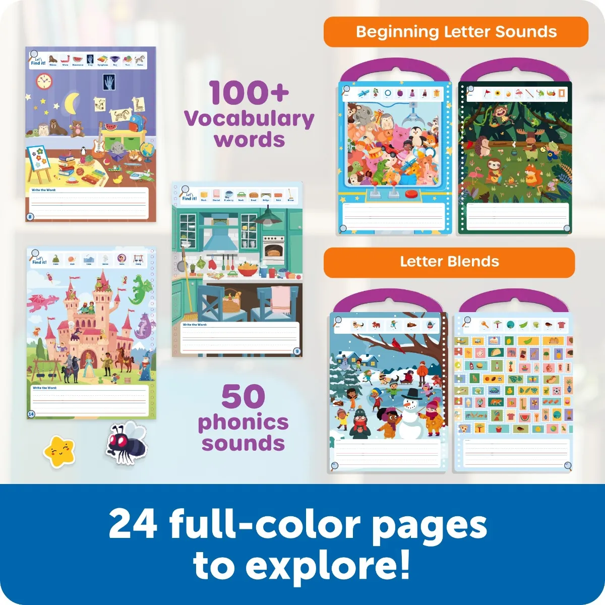 Skill Builders! Smart Stickers - Find It Phonics - Image 4