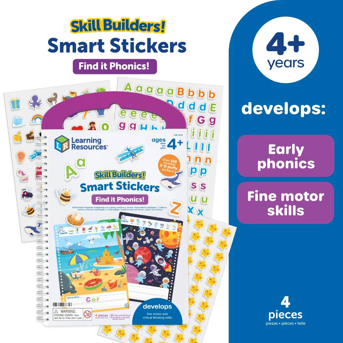 Skill Builders! Smart Stickers - Find It Phonics - Image 7