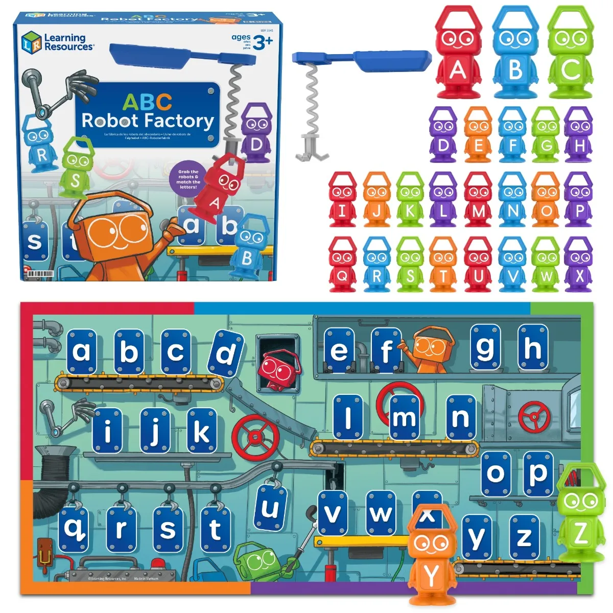 Learning Resources Puzzle Alphabet Robot Factory