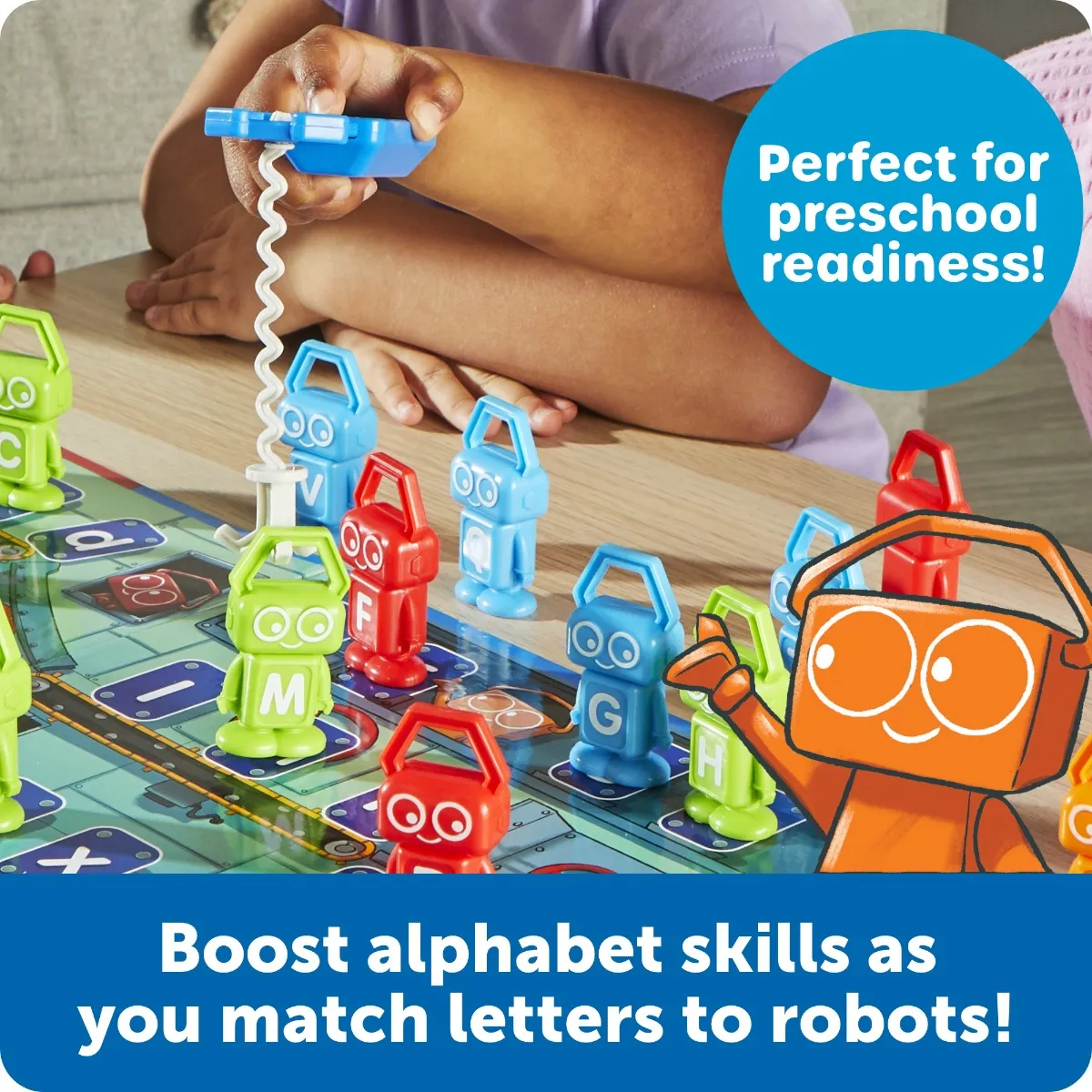 Learning Resources Puzzle Alphabet Robot Factory - Image 3