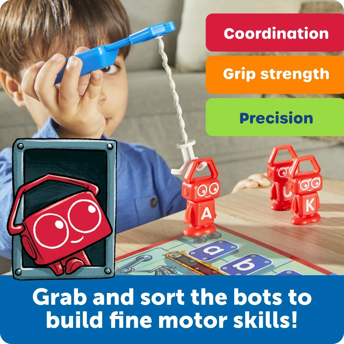 Learning Resources Puzzle Alphabet Robot Factory - Image 4