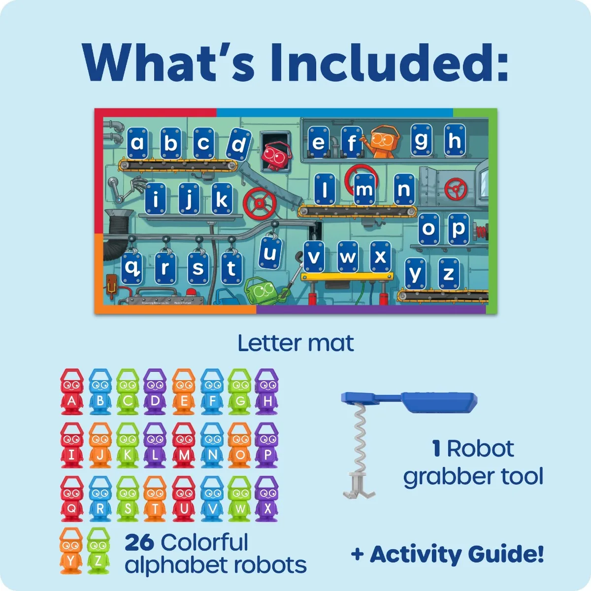 Learning Resources Puzzle Alphabet Robot Factory - Image 6