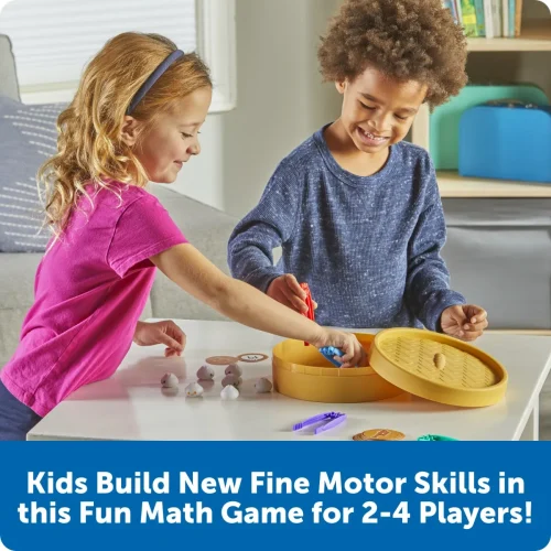 Alternative view of Learning Resources Puzzle Dumpling Dash Fine Motor Math Game