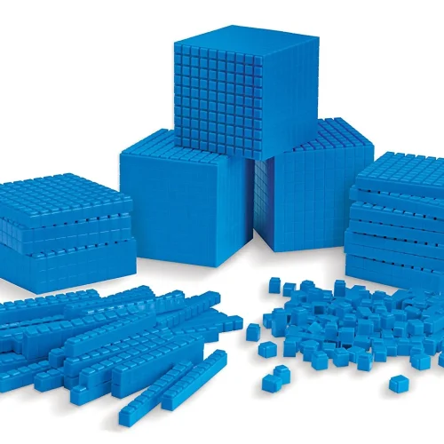 Alternative view of Learning Resources Puzzle Interlocking Base Ten Classroom Set