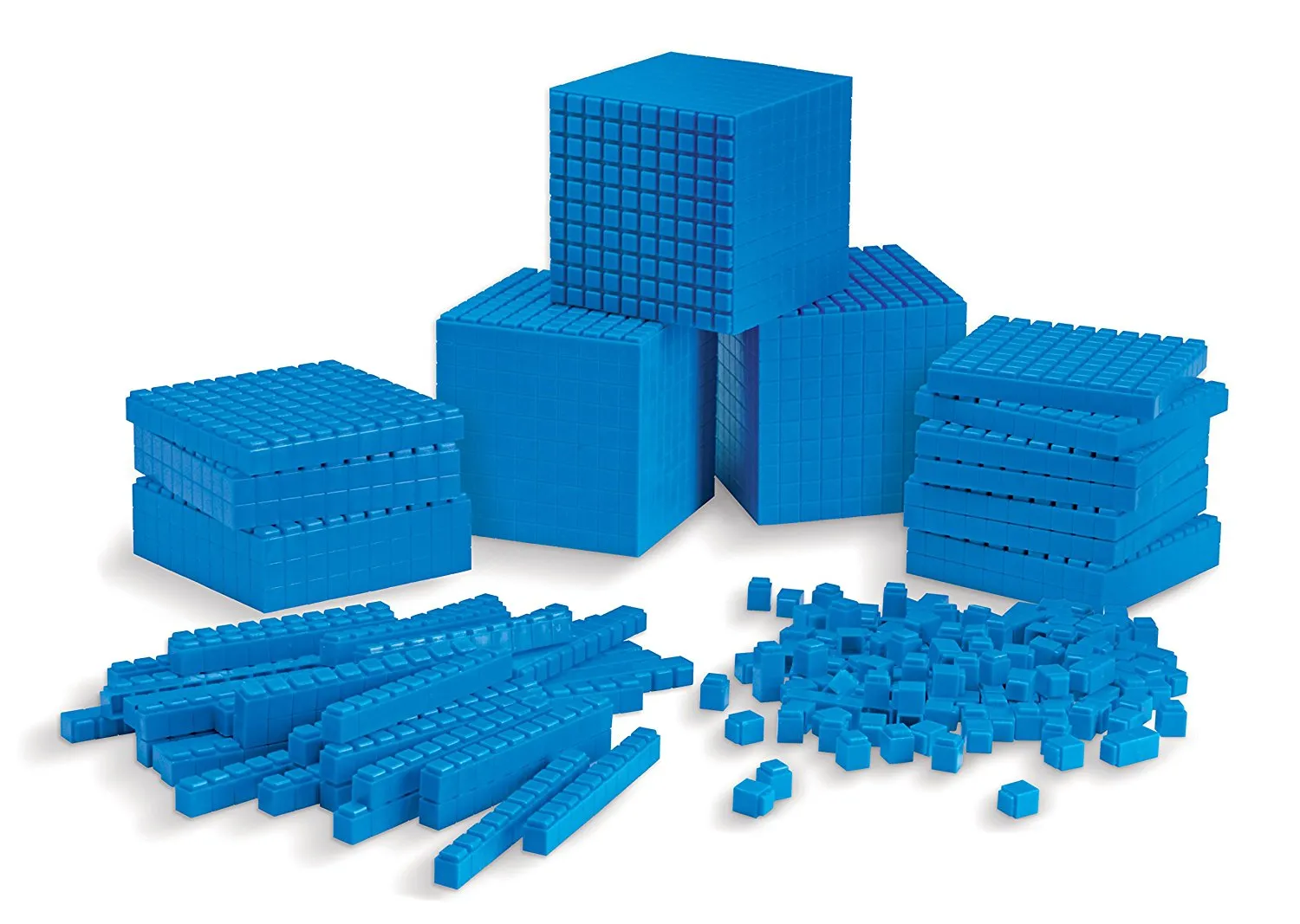 Learning Resources Puzzle Interlocking Base Ten Classroom Set - Image 2