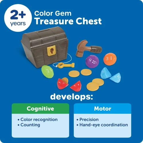 Alternative view of Learning Resources Puzzle Gem Surprise Treasure Chest