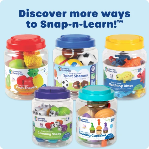 Alternative view of Learning Resources Puzzle Snap-n-Learn™ Sport Shapers