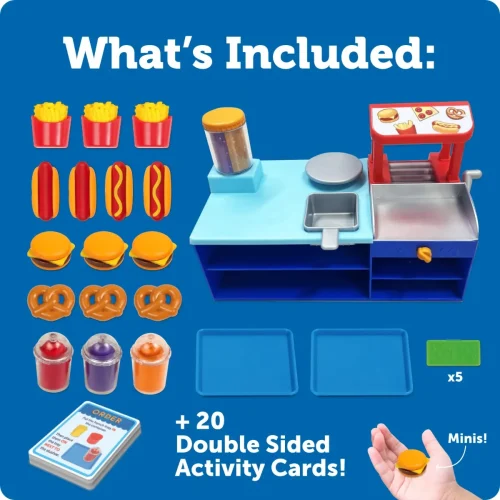 Alternative view of Learning Resources Puzzle Mini Snack Shop Sorting Set