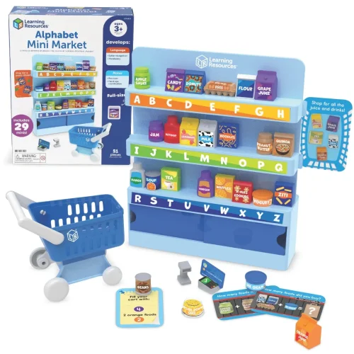 Learning Resources Puzzle Alphabet Mini Market