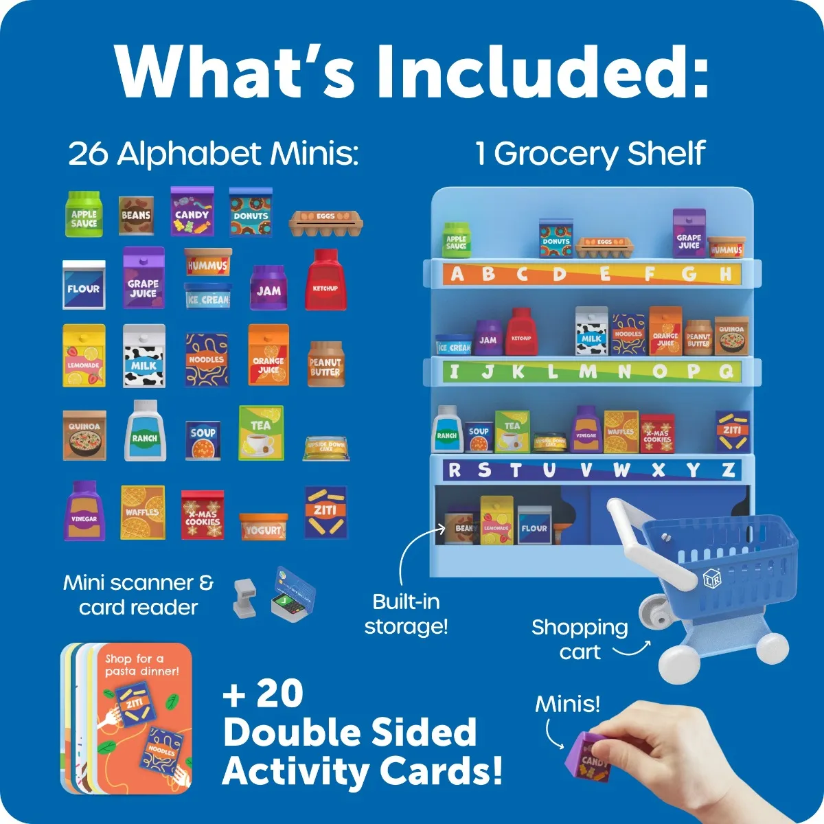 Learning Resources Puzzle Alphabet Mini Market - Image 6