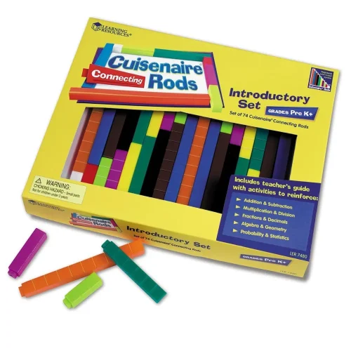 Alternative view of Learning Resources Puzzle Connecting Cuisenaire® Rods Introductory Set