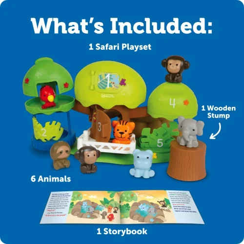 Alternative view of Learning Resources Puzzle Peeksville® Jungle Safari Playset