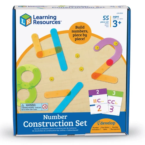 Alternative view of Learning Resources Puzzle Number Construction Math Activity Set