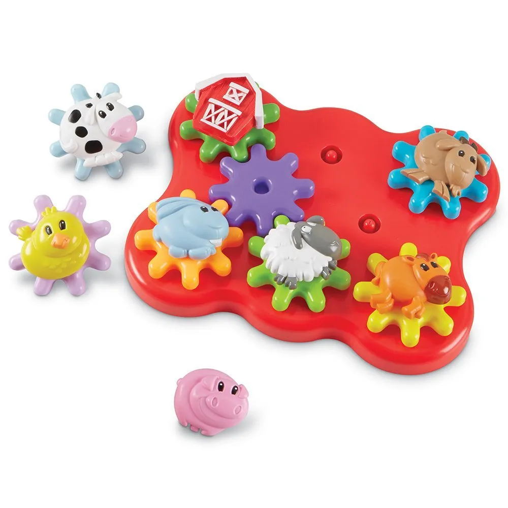 Learning Resources Puzzle Barnyard Friends Build & Spin - Image 10
