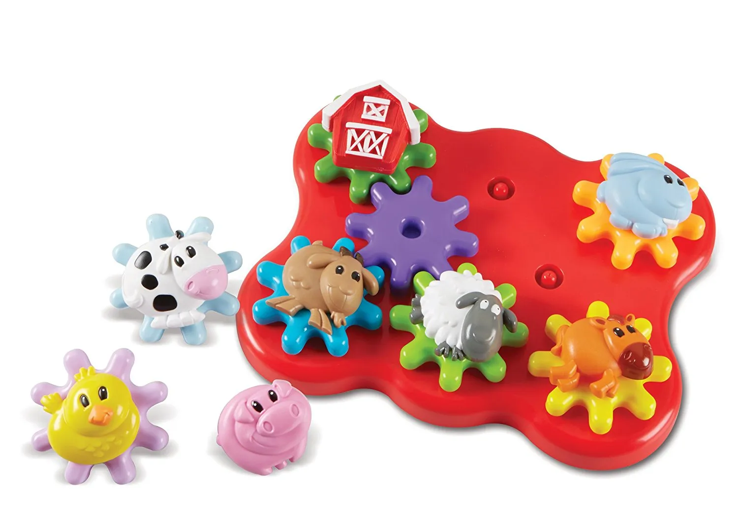 Learning Resources Puzzle Barnyard Friends Build & Spin - Image 12