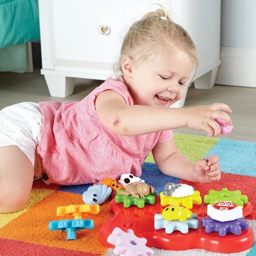 Alternative view of Learning Resources Puzzle Barnyard Friends Build & Spin