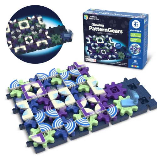 Learning Resources Puzzle Gears! Gears! Gears!® Glowing PatternGears™