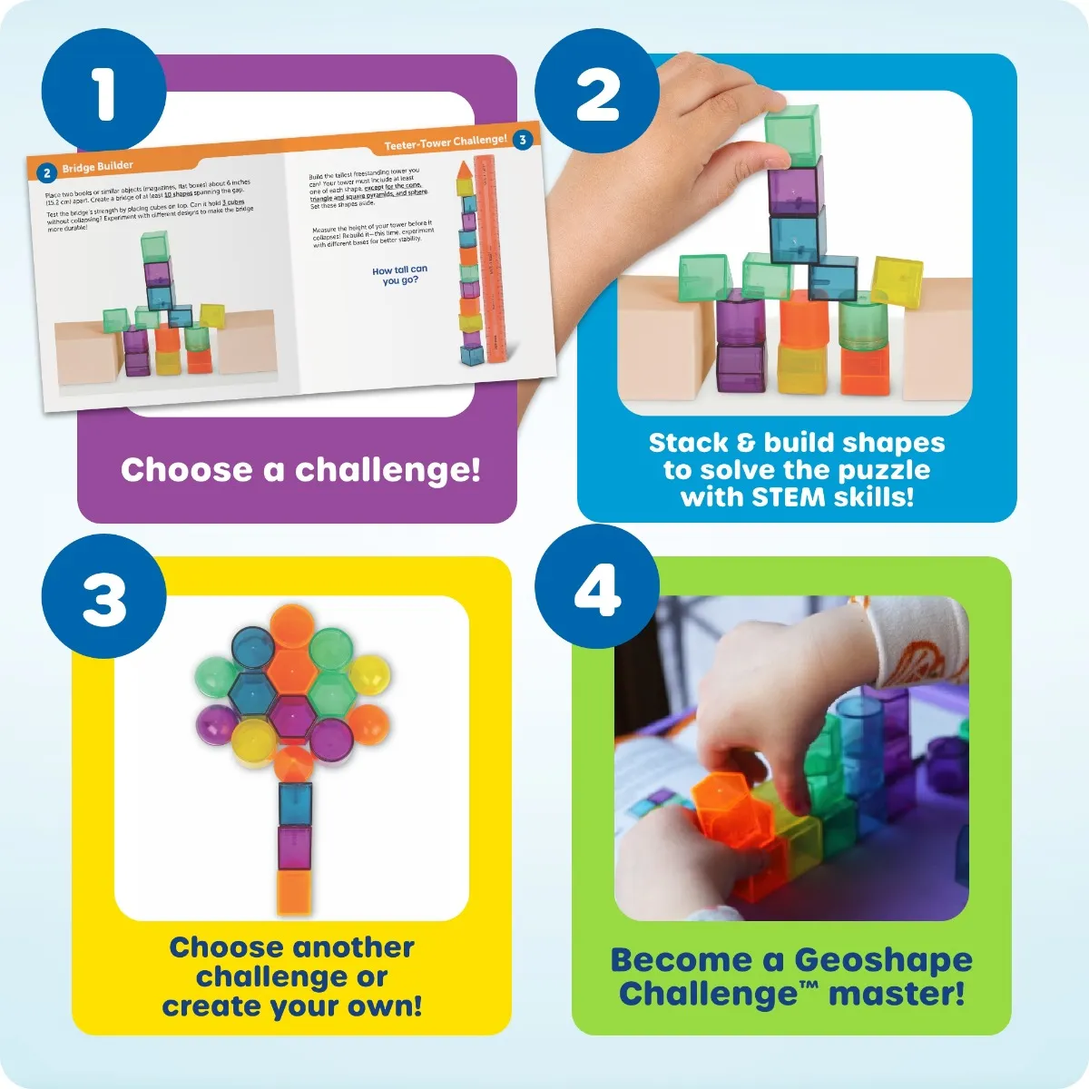 Learning Resources Puzzle STEM Explorers™ GeoShape Challenge™ - Image 7