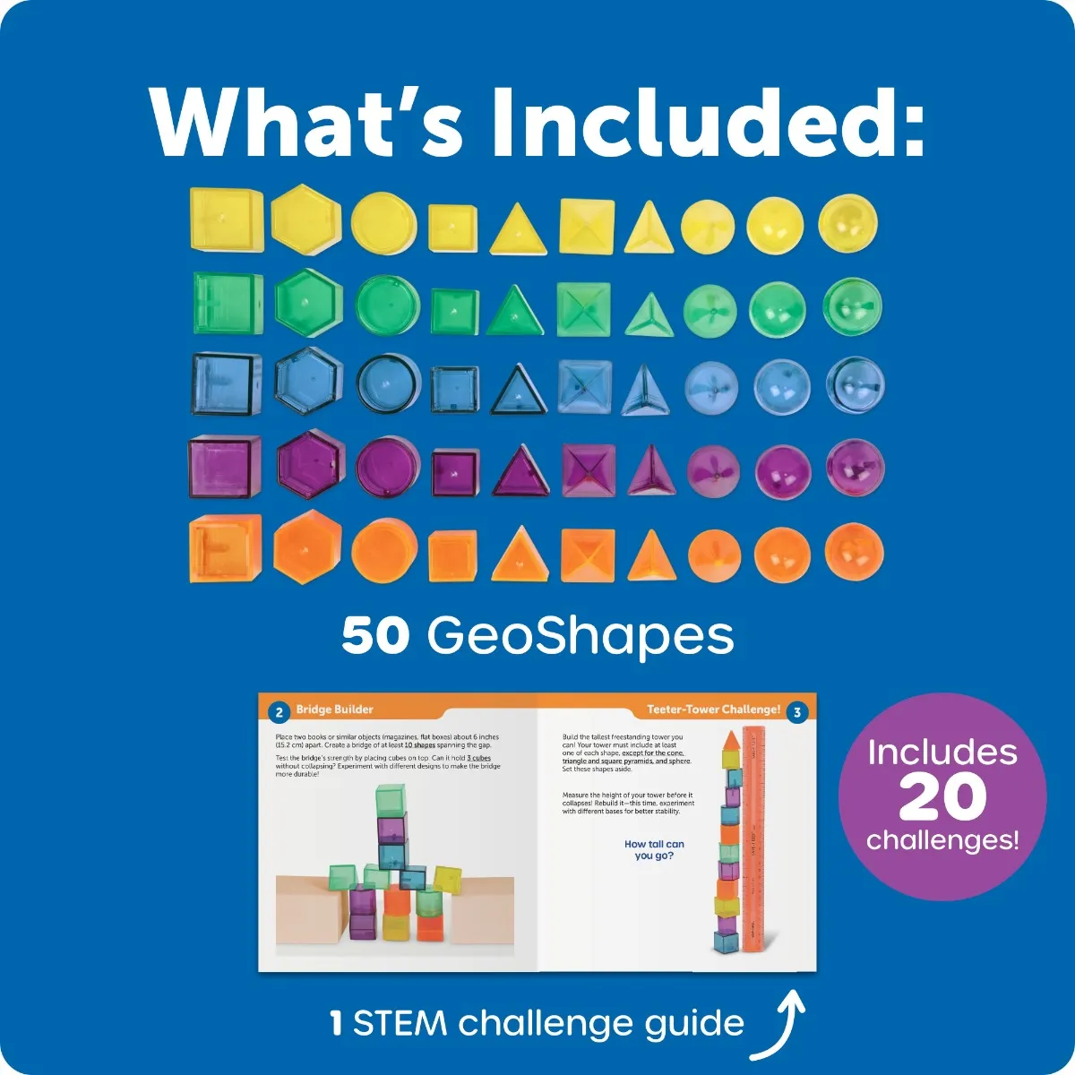 Learning Resources Puzzle STEM Explorers™ GeoShape Challenge™ - Image 8