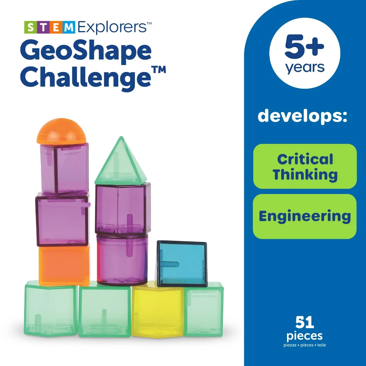 Learning Resources Puzzle STEM Explorers™ GeoShape Challenge™ - Image 9