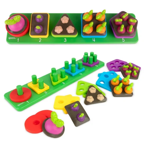 Learning Resources Puzzle Stacking Shapes Garden