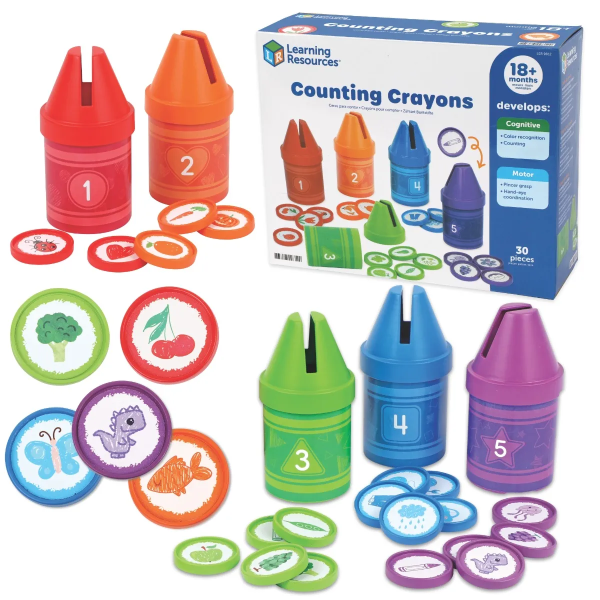 Learning Resources Puzzle Counting Crayons