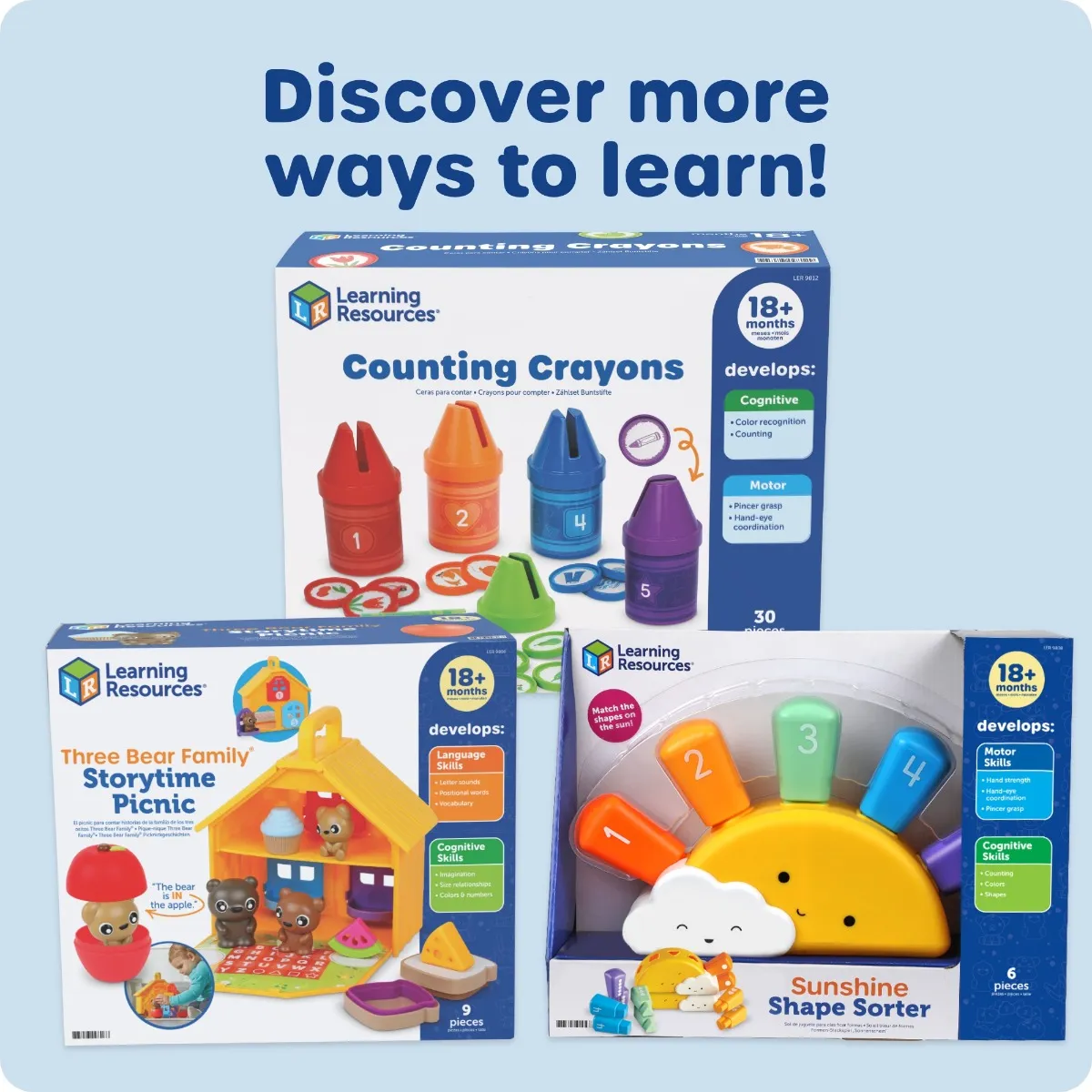 Learning Resources Puzzle Counting Crayons - Image 10