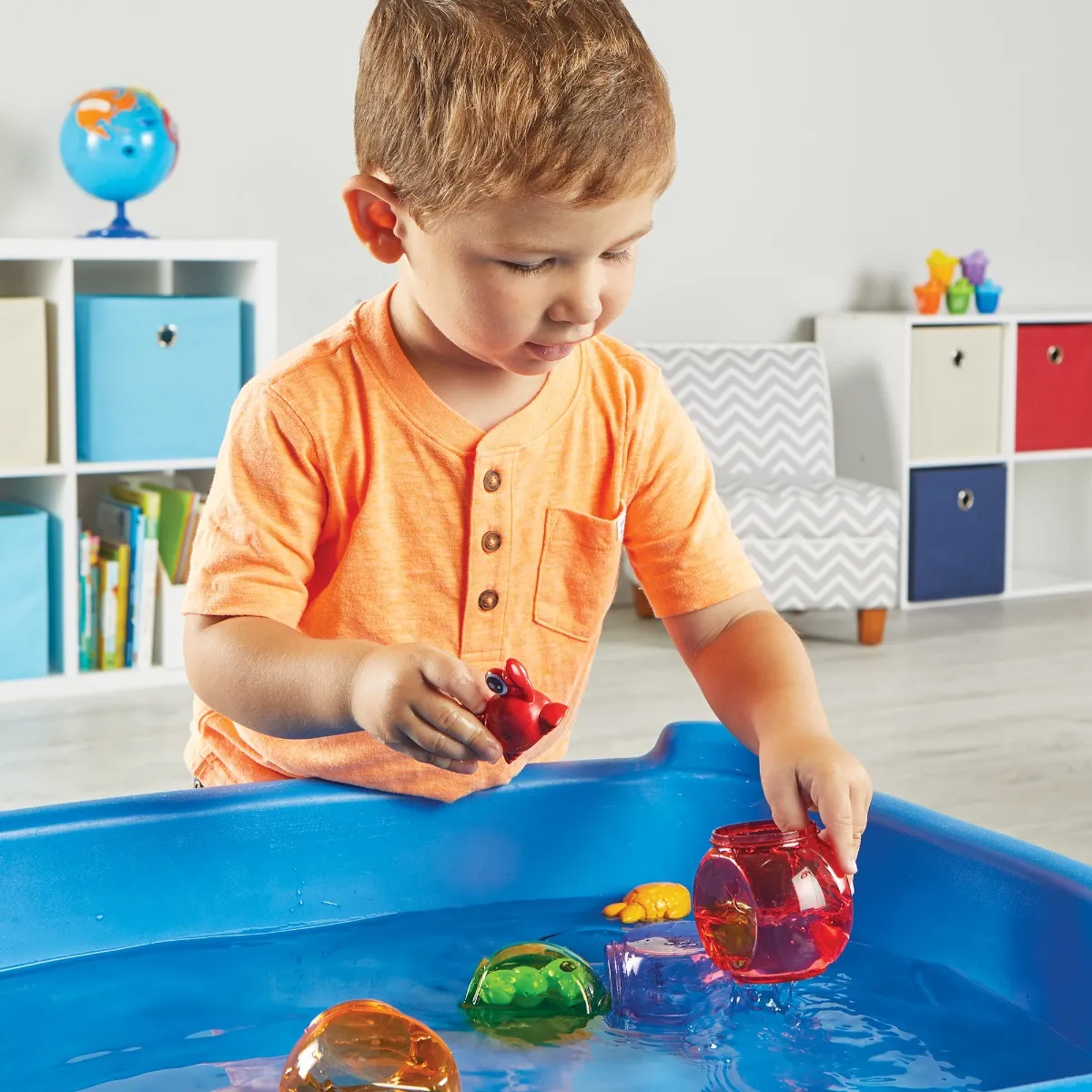 Learning Resources Puzzle Peekaboo Fish Bowl Friends - Image 10
