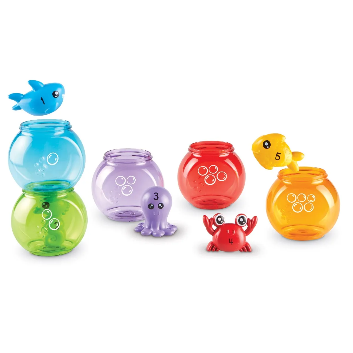 Learning Resources Puzzle Peekaboo Fish Bowl Friends - Image 11