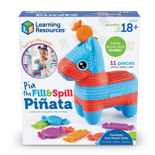 Alternative view of Learning Resources Puzzle Pia the Fill & Spill Pinata