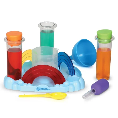 Alternative view of Learning Resources Puzzle Rainbow Reactions Preschool Science Lab