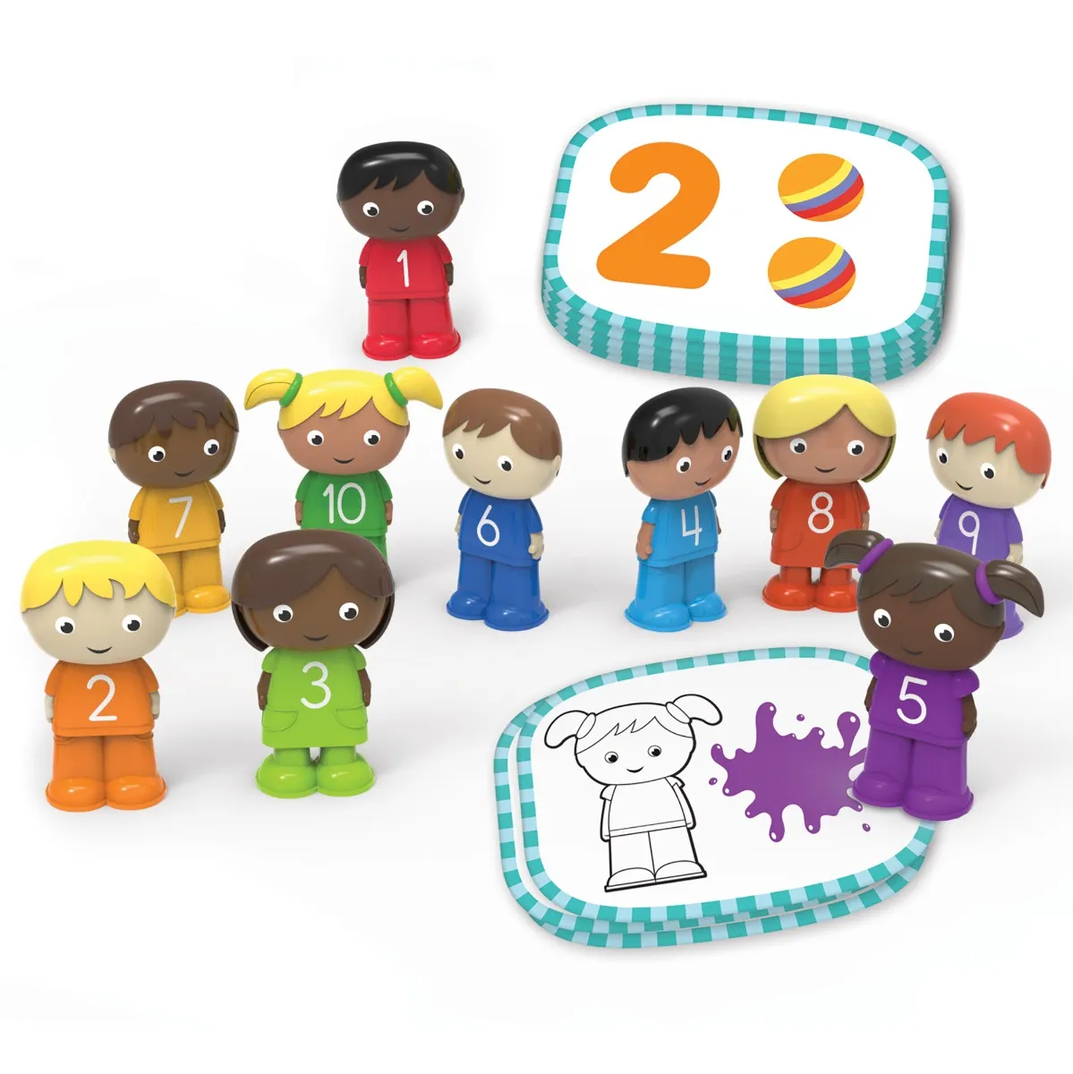 Learning Resources Puzzle Skill Builders! ToddLER- 1-10 Counting Kids - Image 9