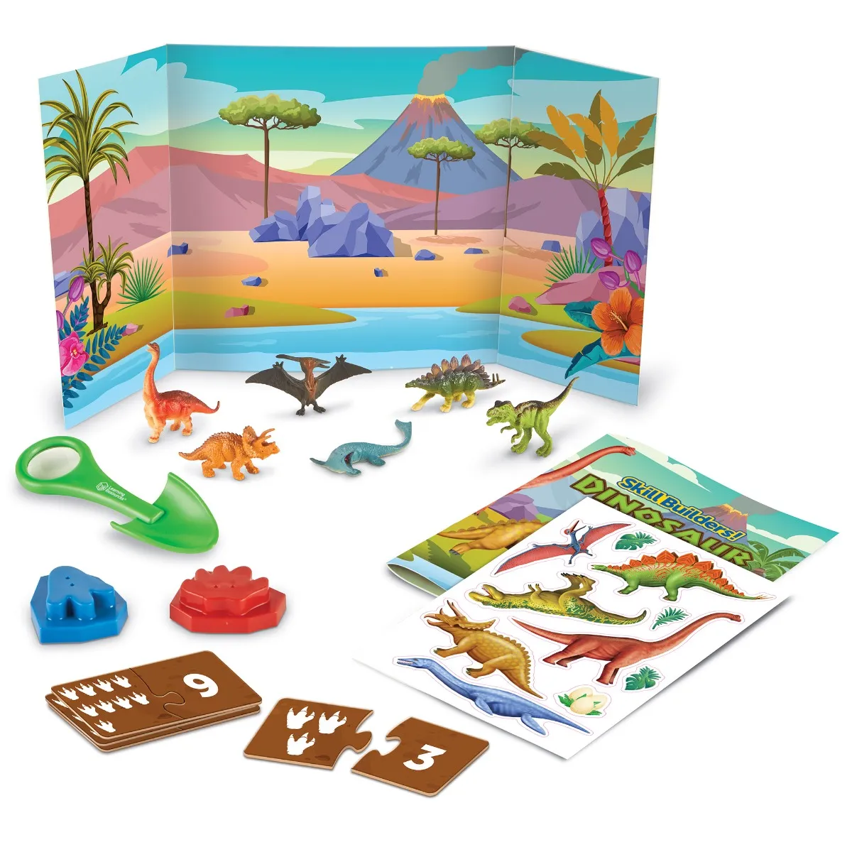 Learning Resources Puzzle Skill Builders! Dinosaur Activity Set - Image 9