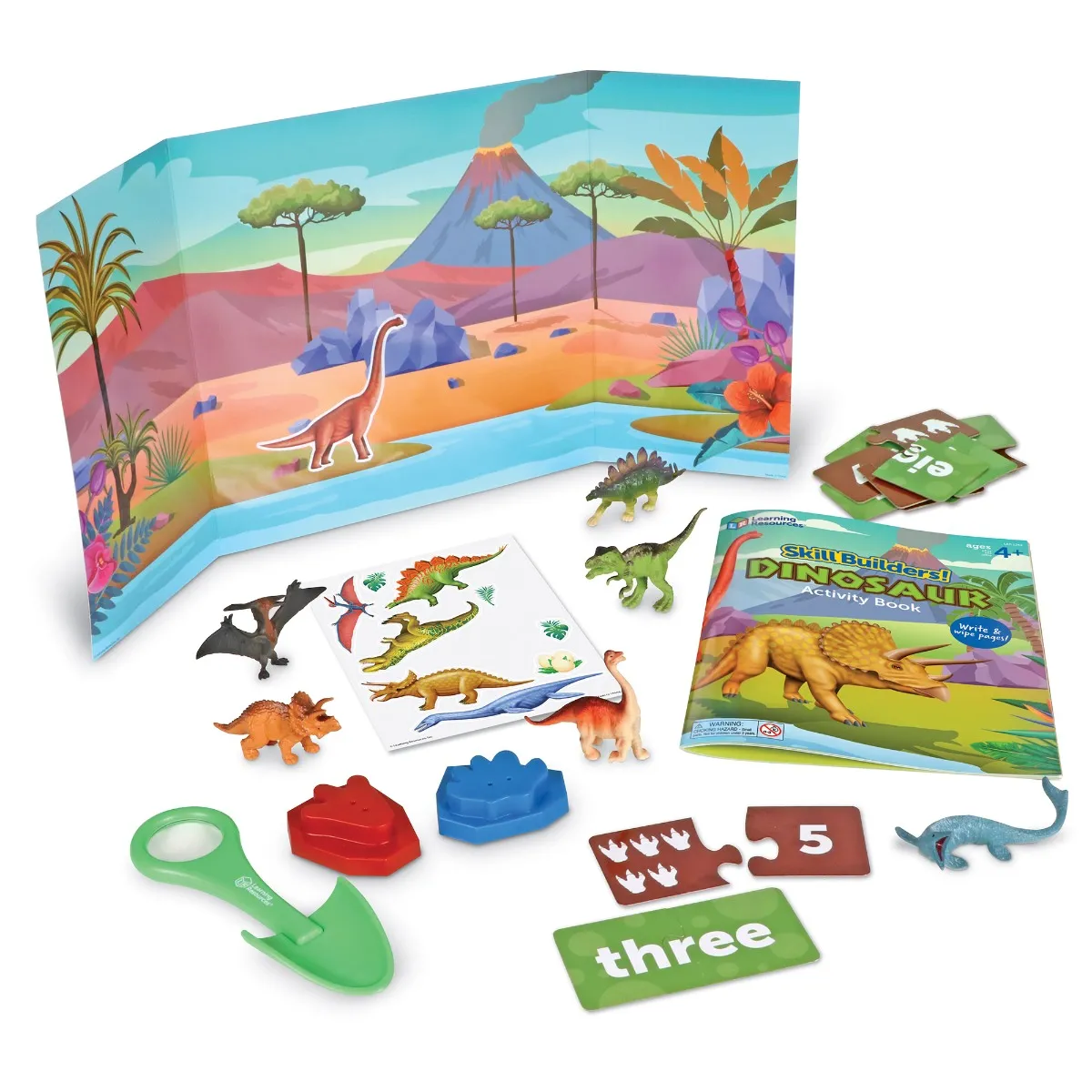 Learning Resources Puzzle Skill Builders! Dinosaur Activity Set - Image 12