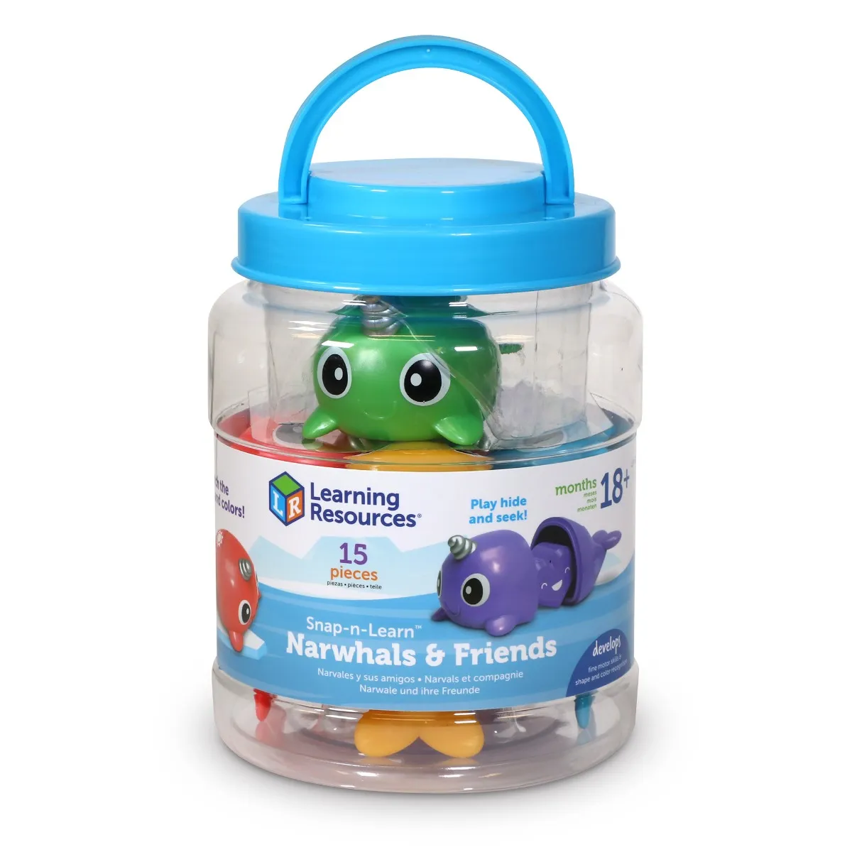 Learning Resources Puzzle Snap-n-Learn™ Narwhals and Friends - Image 11