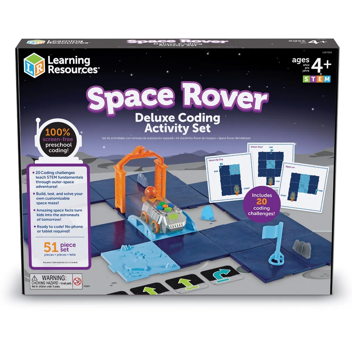 Learning Resources Puzzle Space Rover Deluxe Coding Activity Set - Image 15
