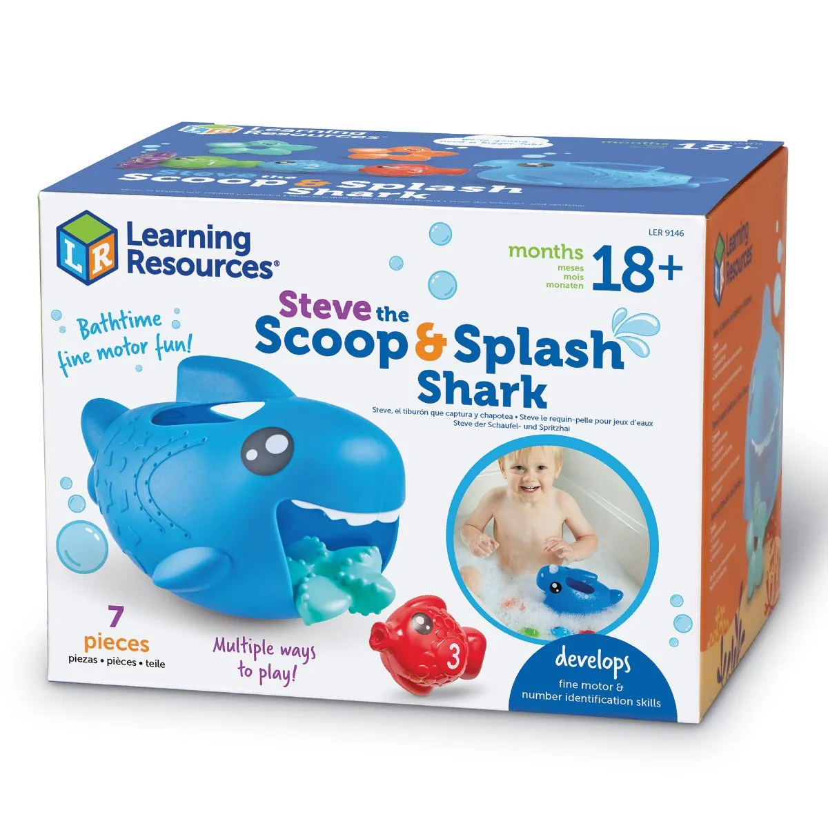 Learning Resources Puzzle Steve the Scoop & Splash Shark™ - Image 20