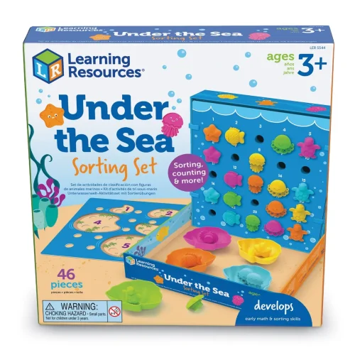 Alternative view of Learning Resources Puzzle Under the Sea Sorting Set